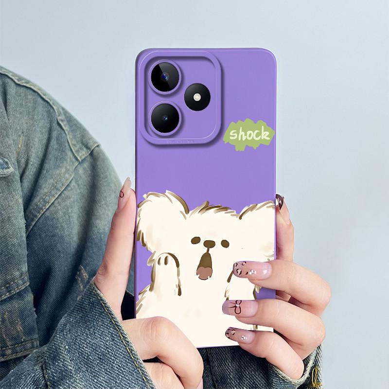 For Realme C51 RMX3830 C53 Note 50 RMX3834 Phone Case Funda Soft Silicone Sweet Painted Lovely Printed Protective Cover Coque