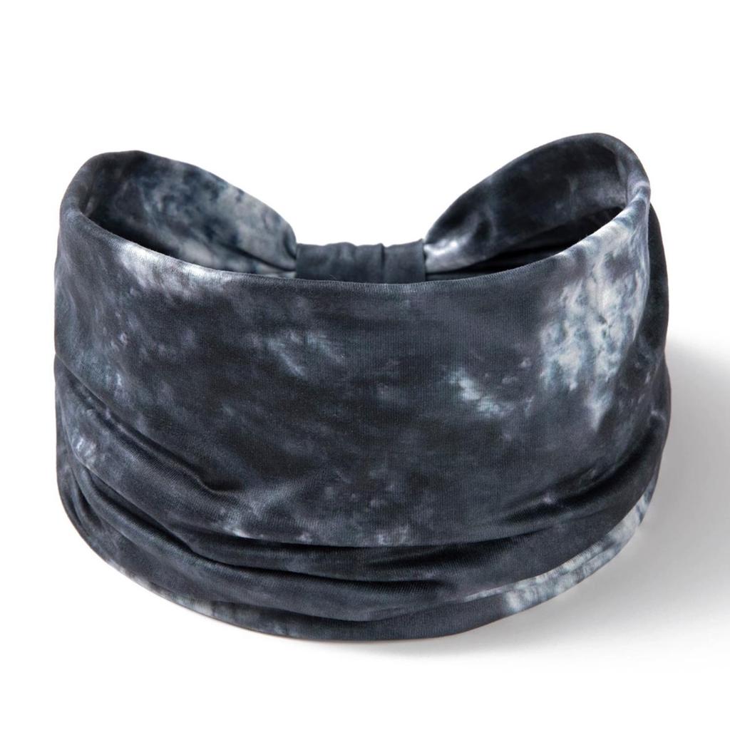 Boho Knot Turbans Yoga Elastic Head Wrap Women Headband Wide Hairbands Headwear Tie Dye Fashion Hair Band Accessories
