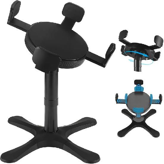 Dog Bowls Elevated Adjustable Stand, Raised Bowl with 3 Heights & Tilted Feeding Stand, Compatible with Various Bowls, for Medium & Large Breeds (1