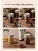 Electroplated Vacuum Sealing Coffee Bean and Powder Storage Jar