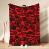 Streetwear Pop Art Collage Blanket Blanket Suitable For All Seasons Nap Blanket Machine Washable Digital Printing