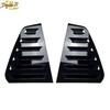 Gloss Black Rear Side Window Shutter Louver Cover For VW Golf 7 MK7 2013-