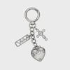 Heart Union Keyring-silver