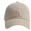 Korean Embroidered 'A' Baseball Cap - Soft Top, Flattering Fit, Versatile Unisex Japanese Style Duckbill Hat, Trendy Brand.