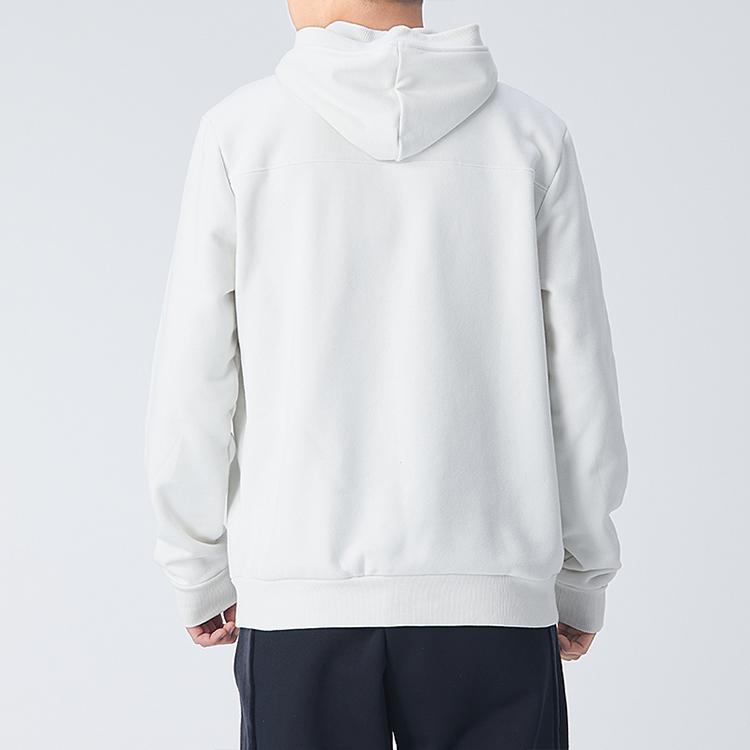 Puma Fleece Hooded Casual Sweatshirt Men Tops White 586543-05