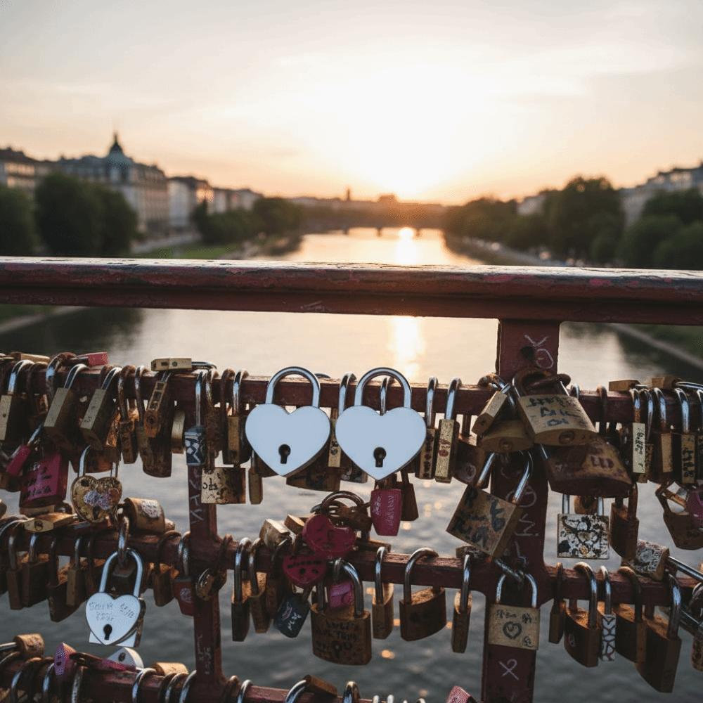 2pcs White&Black&Purple Padlock Metal Mini Heart Lock Craft Supplies Heart Lock Household