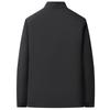 ROMON Men's Business Fleece-Lined Stand-Collar Jacket
