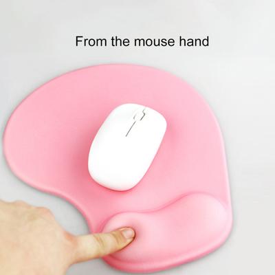Solid Color Silicone Soft Hand Rest Anti-Slip Mousepad Mat for Notebook Computer