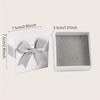1pc-Jewelry Box Bow Ribbon Packaging Box Ring Necklace Pendant Earrings Paper Jewelry Box Gift Box