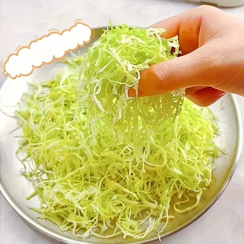 Affettatore e Grattugia Vegetale Ultra-Fine per Insalata, Cavolo, Carota - Gadget da Cucina Multiuso, Tritatutto per Casa e Pranzo