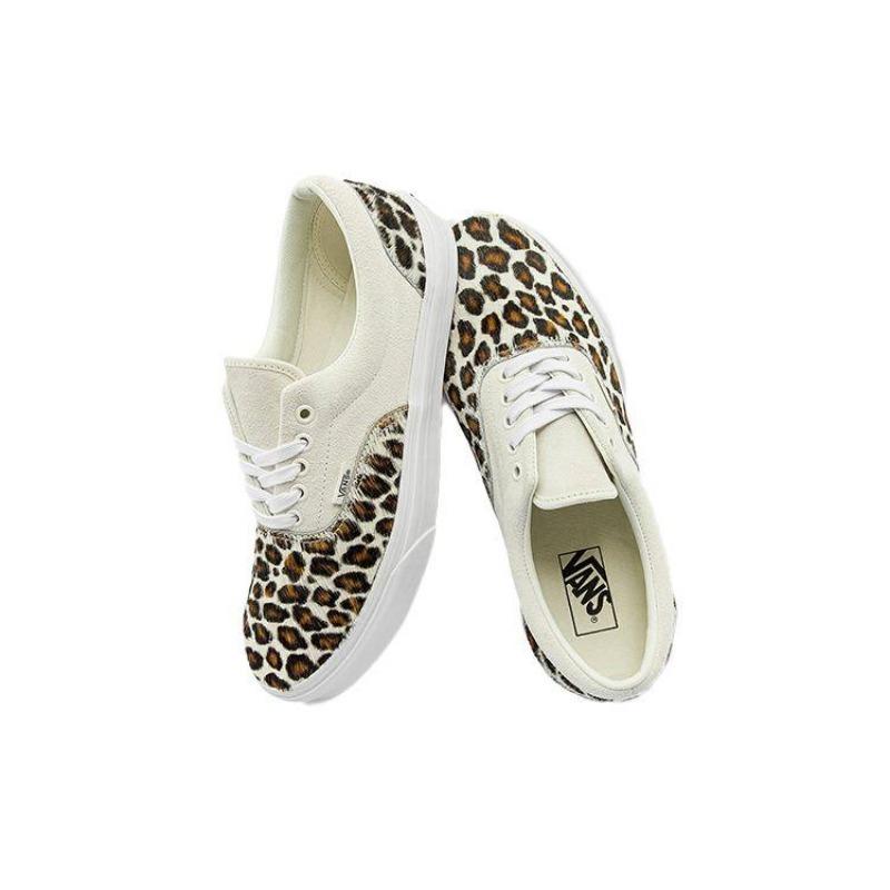 Vans Era unisex leather comfy lightweight durable low-top skate shoes white VN0A4BV4UOV