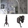 European Vintage Resin Wall Ornament With Climbing Figurines For Lounge And Dining Areas