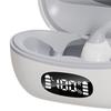 Clip on Open Ear Headphones Headset Sturdy ,LED Display, Ergonomic, 5.3 Stereo Earbuds