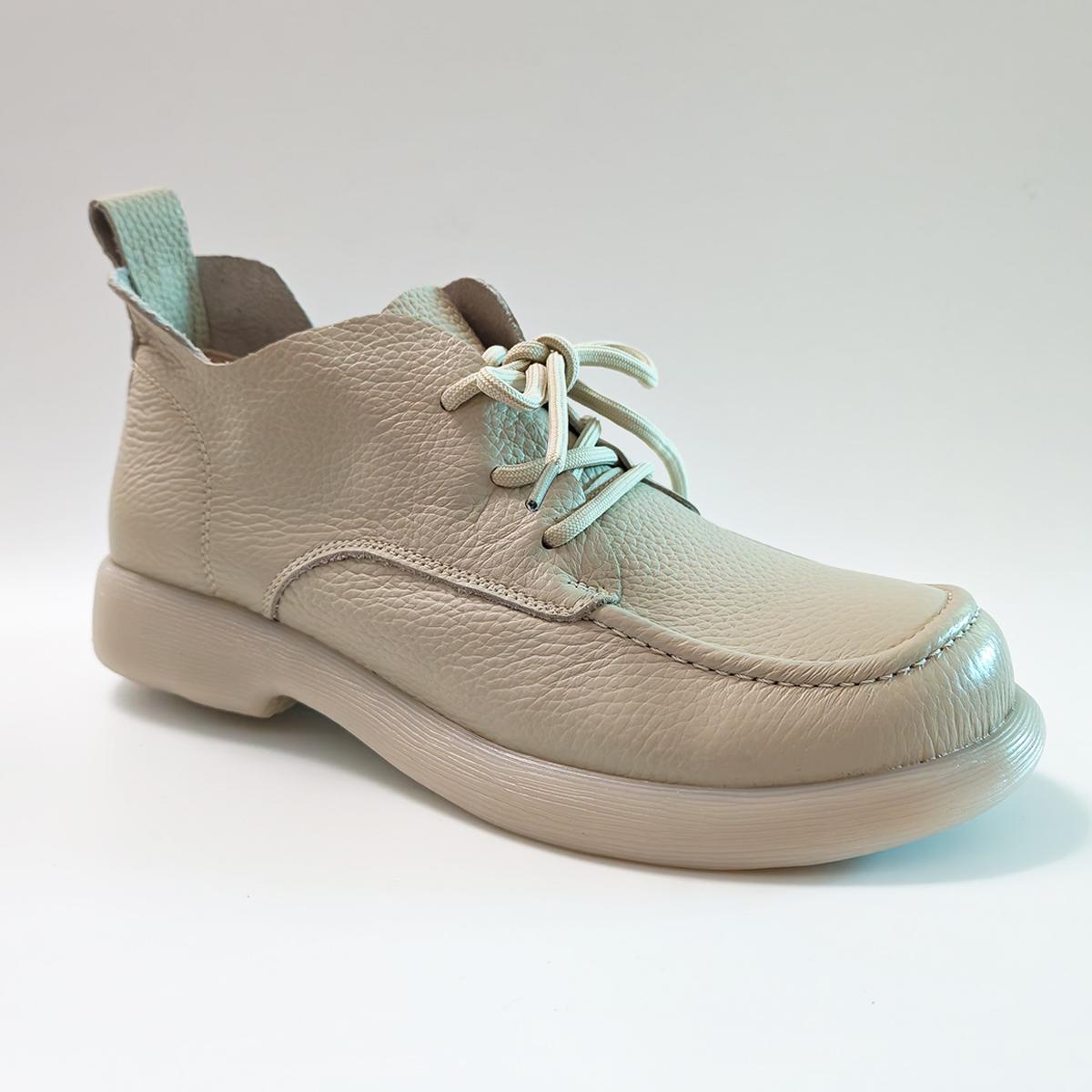 

Handmade Soft Genuine Leather Women s Casual Loose-fitting Shoes Comfortable Retro Style Lightweight Flat Non-Slip Mother Shoes Plus Size 41 41