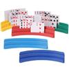 Playing Card Holder Stand, Poker Card Holder Organizers Curved Poker Card Rack Playing Card Organizers Holder Game Rack