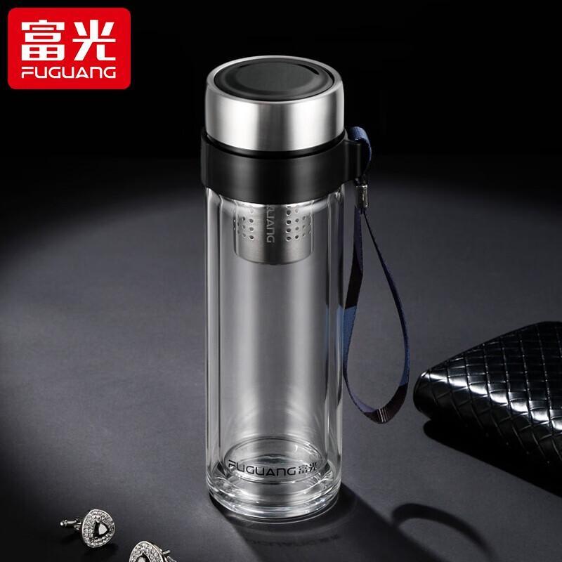 Fuguang Shixuan G2032 Portable Double-Layer Glass Cup