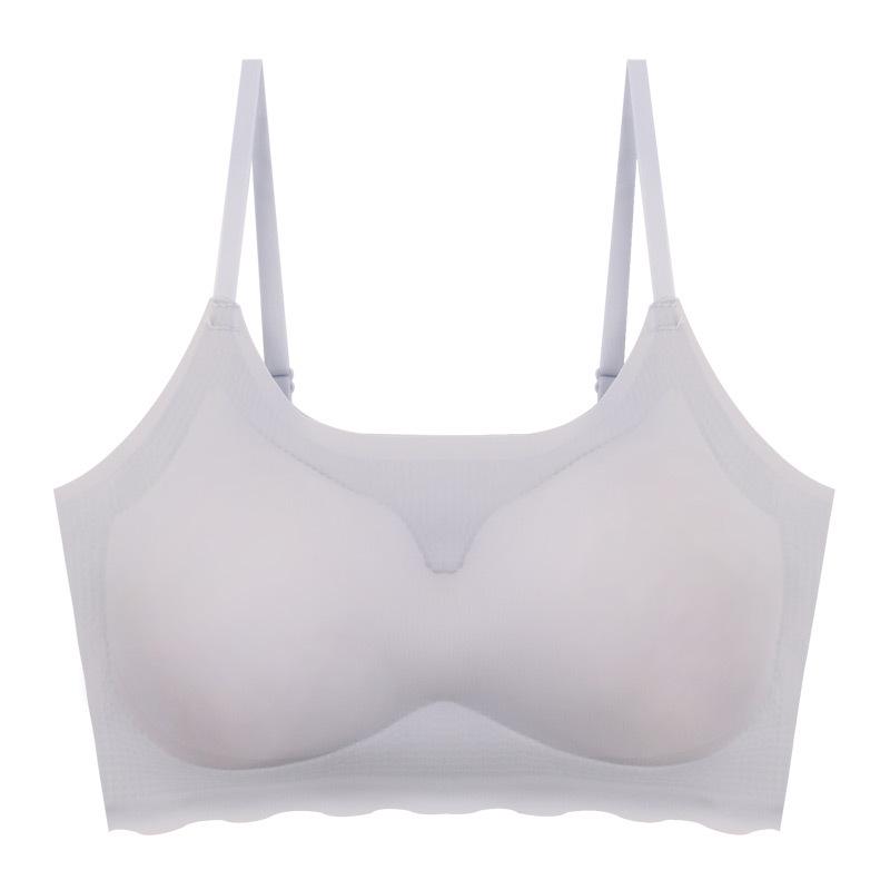 Sexy Women Bras Push Up Gather Bralette Seamless Bra Wire Free Soutien Gorge Femme Comfort Underwear Solid Color Vest Brassiere