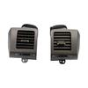 HUIYAN Air Vent Grille  A/C Vent Silver Decorative Frame For Toyota Land Cruiser Prado LC120 2003-2009