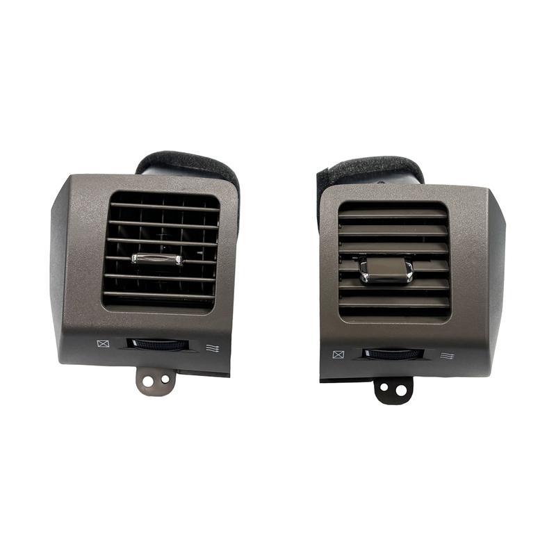 HUIYAN Air Vent Grille  A/C Vent Silver Decorative Frame For Toyota Land Cruiser Prado LC120 2003-2009
