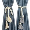 2PCS Elegant Curtain Tieback Minimalist Curtains Tie Rope Trendy Tulip Curtain Straps  Home Decor