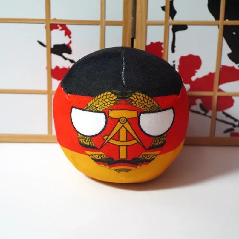 10cm Peluche Carino Countryball Polandball Bambole Ripiene Giocattoli Corti Anime Borsa Cuscino Mini Portachiavi Ciondolo Regali Cosplay