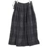 LE CIEL BLEU 24 Black Check Lace Sheer Guard Skirt skirt 34 blackUsed