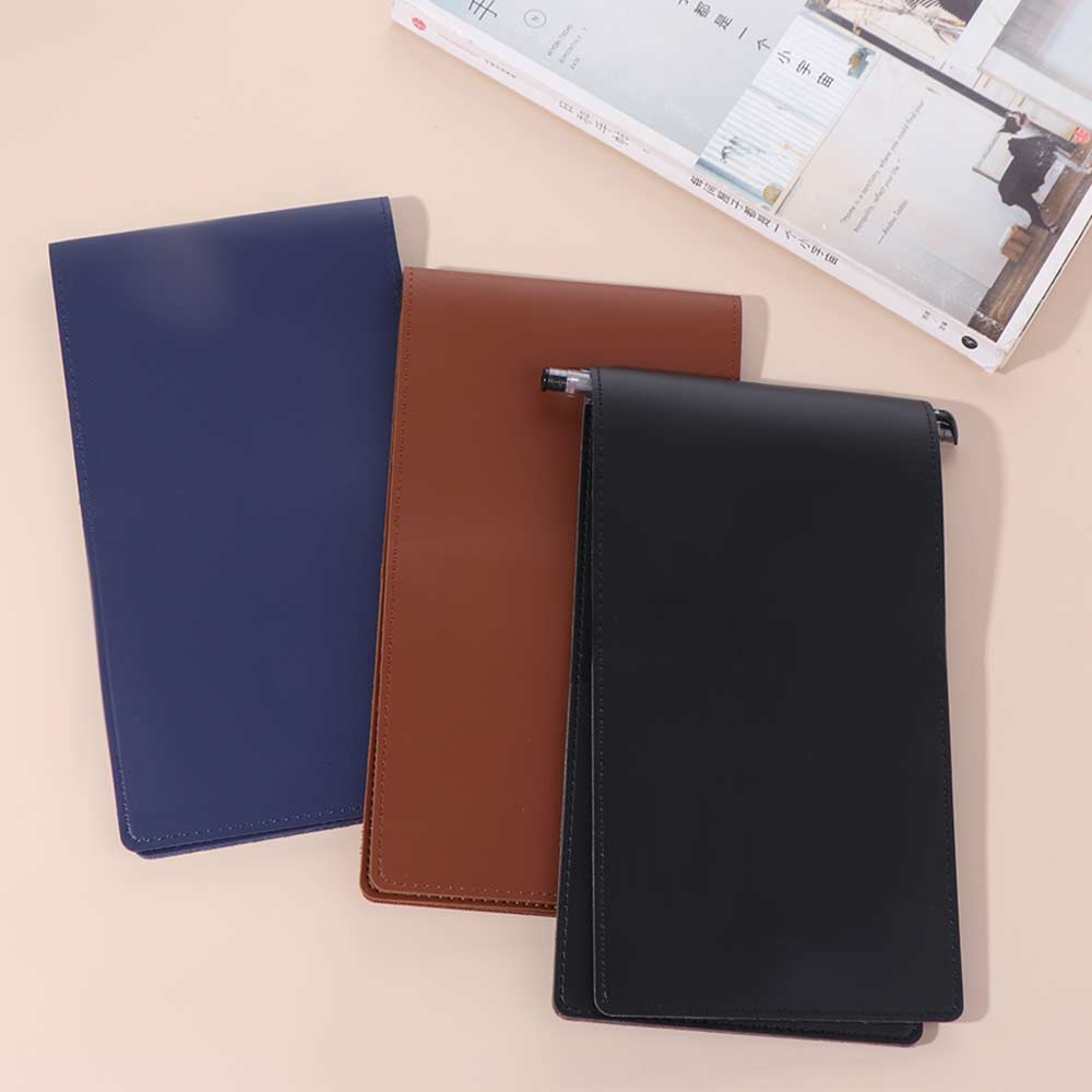 PU Leather Golf Scorecard Holder Black Brown Score Notebook Golf Golf Score Book  Golf Accessories