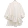SNIDEL Long sleeve Frill mini dress white Women Used