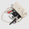 Fashion Chain Metal Lock Handbag Women White Soft Leather Large Capacity Shoulder Bag Ladies Luxury Design Simple Crossbody Bags