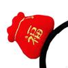 China Year Headband Hairbands Decor Party Favors Supplies Fancy Dress Hair Hoop for Men Adults