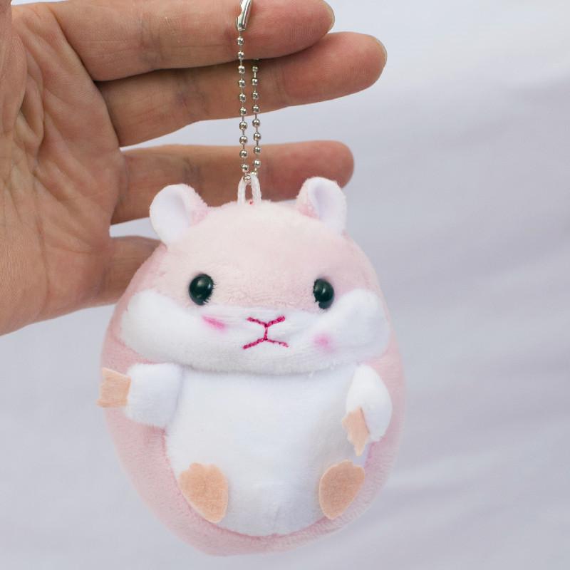 Neues Produkt Niedliches Hamster Plüschtier Schlüsselanhänger Taschenanhänger Gelb Geschenk Tier
