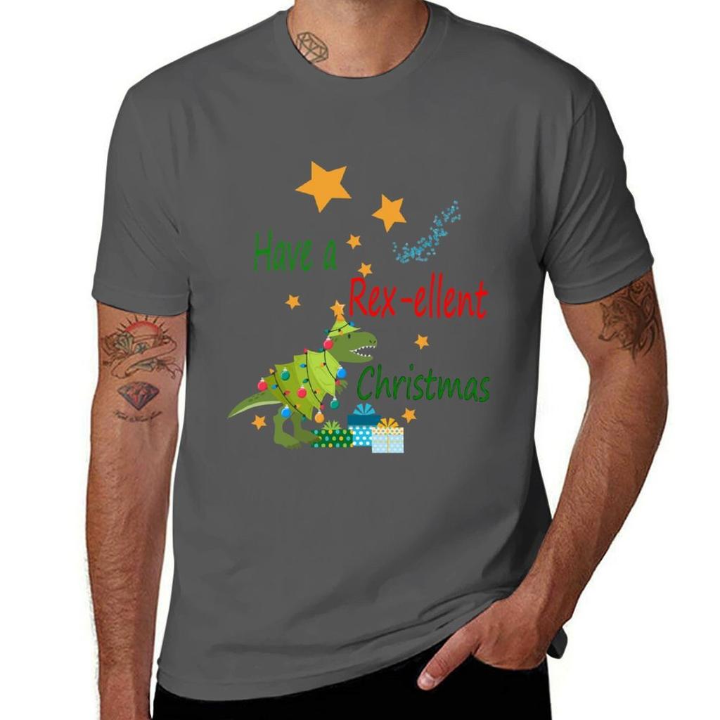 Dinosaur Christmas Tshirt TShirt Man T Shirt Graphic Funny T Shirts Man TShirt