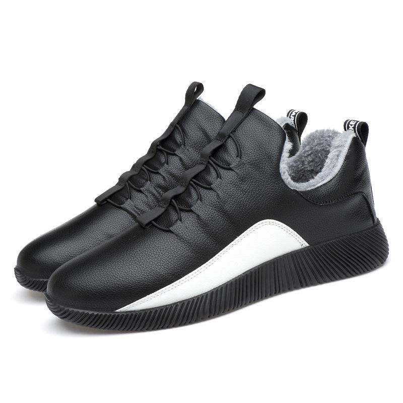 Winter Shoes Men Fur Warm 2024 New Men Boots Plush Anti skidding Winter Boots Men