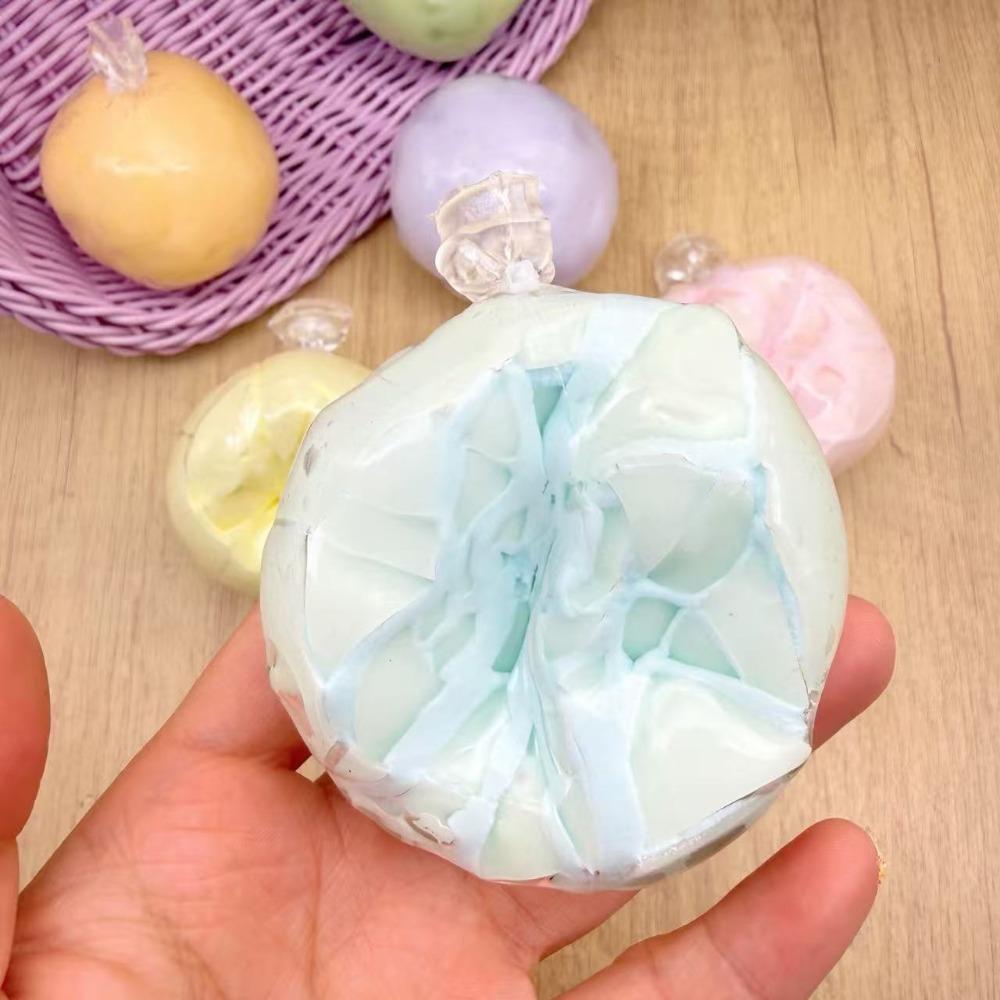 Stress Relief Crispy Stress Balls Soft TPR Sensory Squeeze Toy For Stress Anxiety Relief синий