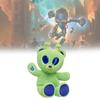 Alien Green Bear Cute Cartoon Plush Toy Durable Short Childhood Doll Collection