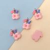 100Pcs/Bag Kawaii Cartoon Painting Series Flatback Cabochons Lovely Blackboard Pencil Brush Crafts for Scrapbooking Decoration