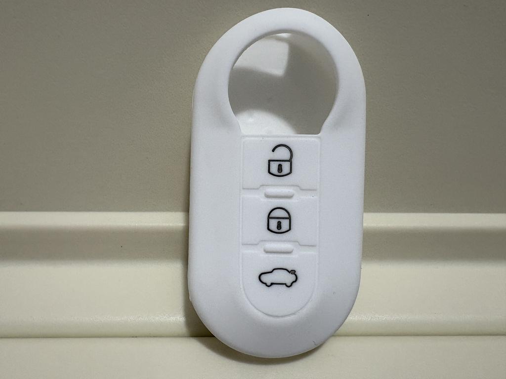 1Pc New Silicone Case For Fiat 500 Panda Doblo Bravo Stilo Flip Remote 3 Button Shell