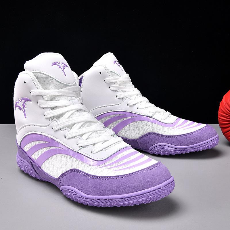 2025 new boxing shoes men's breathable low-top broken nail football shoes fashion football training shoes wrestling shoes