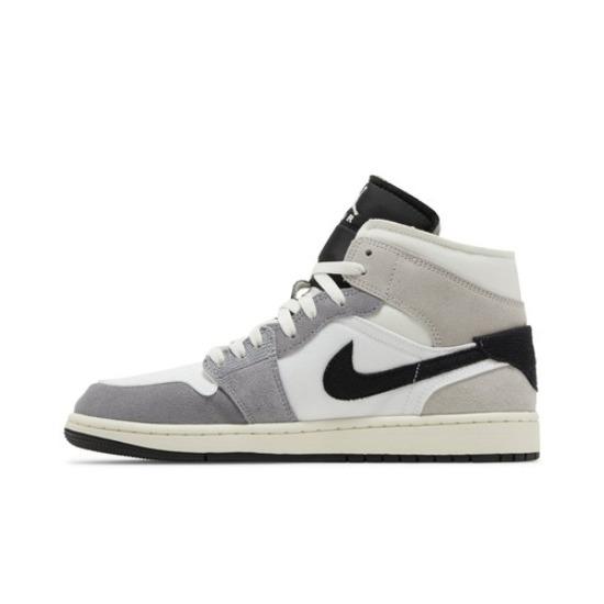 Air Jordan 1 Mid SE Craft Inside Out — цементно-серый DZ4136-002 EU 44 серый