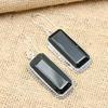 Glamorous Black Spinel Gemstone Handmade 925 Solid Sterling Sliver Jewelry Earrings For Her