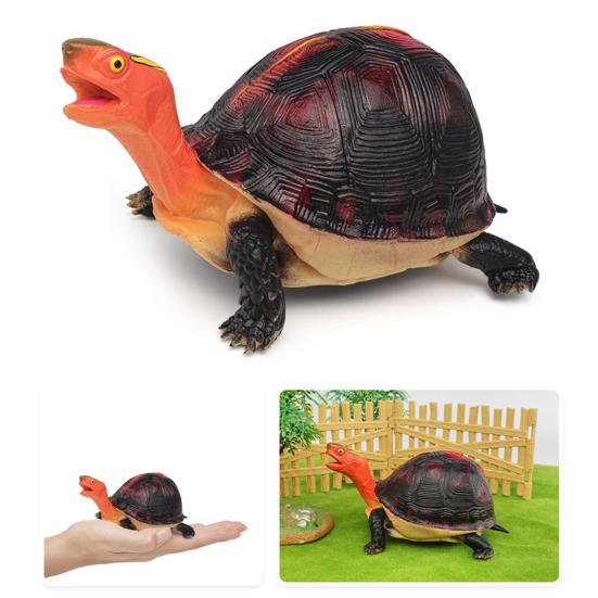 Simulation Turtle Model Realistic Tortoise Figurine Miniature Animal Educational Toy Home Office Desktop Decoration Ornament