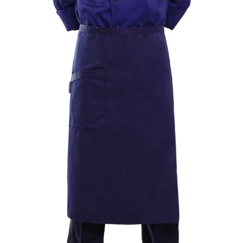 Unisex Waist Apron Black Short Half Waist Apron Fashion Short Apron  Chef