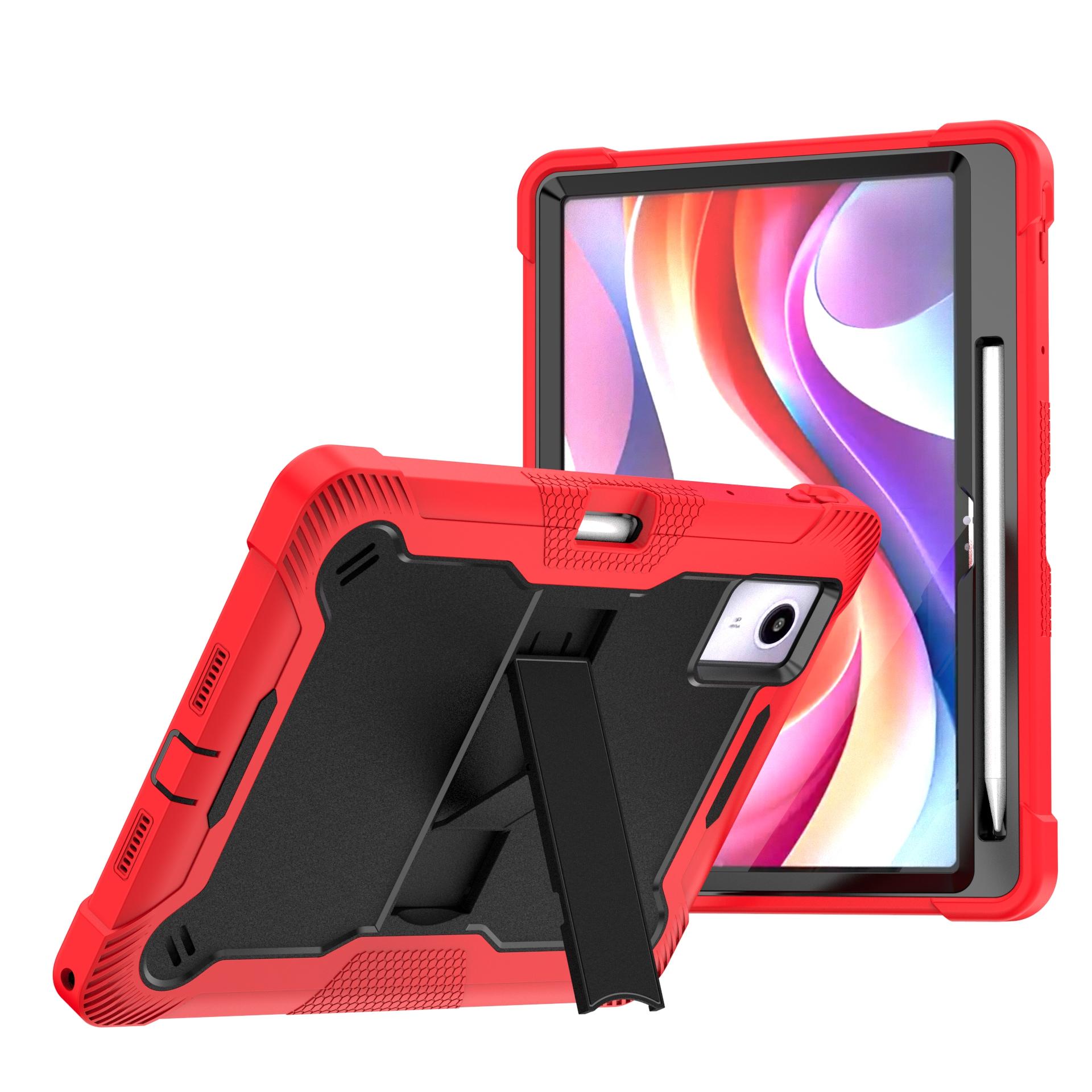 Étui de Protection Robuste pour Tab Idea 11 TB336ZU TB336FU Xiaoxin Pad 11 TB335FC Housse avec Support pour Tablette et Emplacement pour Stylo Idea Tab 11-inch rouge