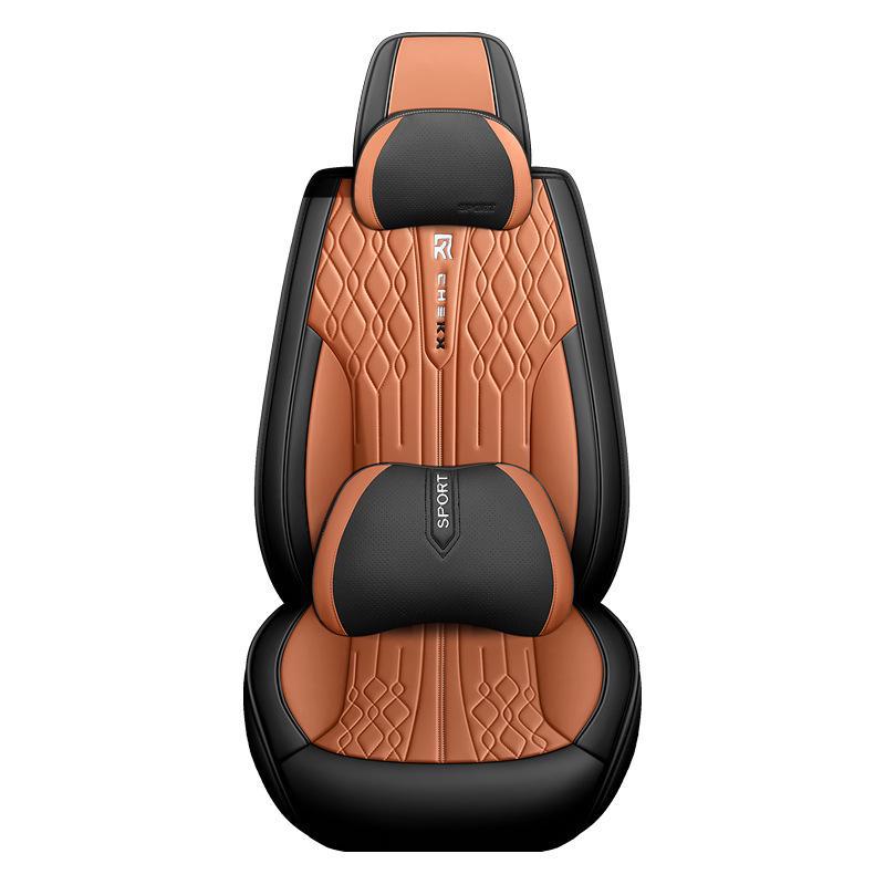 2023 Full-Cover Full-Leather Four-Season Universal Car Seat Cushion