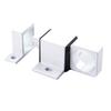 Door Bolt Latch Automatic Door Spring Bounce Lock Window Gate Security Pull Ring Aluminum Alloy Anti-Theft Self Closing Latch