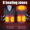 Electric Heating Vest USB Body Warmer Clothes Washable Heated Vest for Outdoor Camping Hiking Fishing