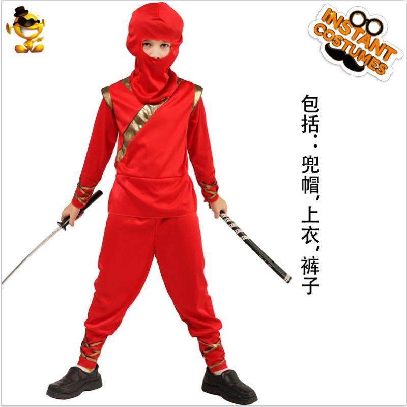 Halloween Kid Ninja Costume Cosplay Cos Kid Ninja Show Costumes Kid Ninja Suit