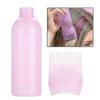 Root Comb Applicator Bottle for Hair Dye with Brush and Graduated Scale for Precision Application