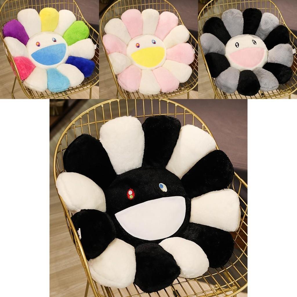 Colorful Takashi Murakami Rainbow Flower Pillow Plush Soft Toy For Kids And Collectors