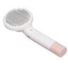 Pet Slicker Brush 2 in 1 Detangling Self Cleaning Floating Hair Removal Pet Grooming Comb with Nail Grinder for Cat